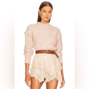NWT Minkpink Jolene Cable Knit Sweater (size S)